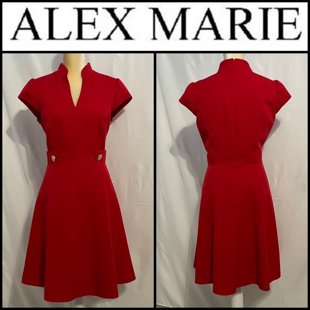 Alex Marie red power dress.  Size 8